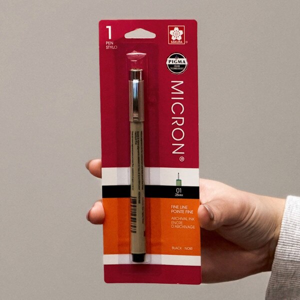 Black Micron 01 Pen